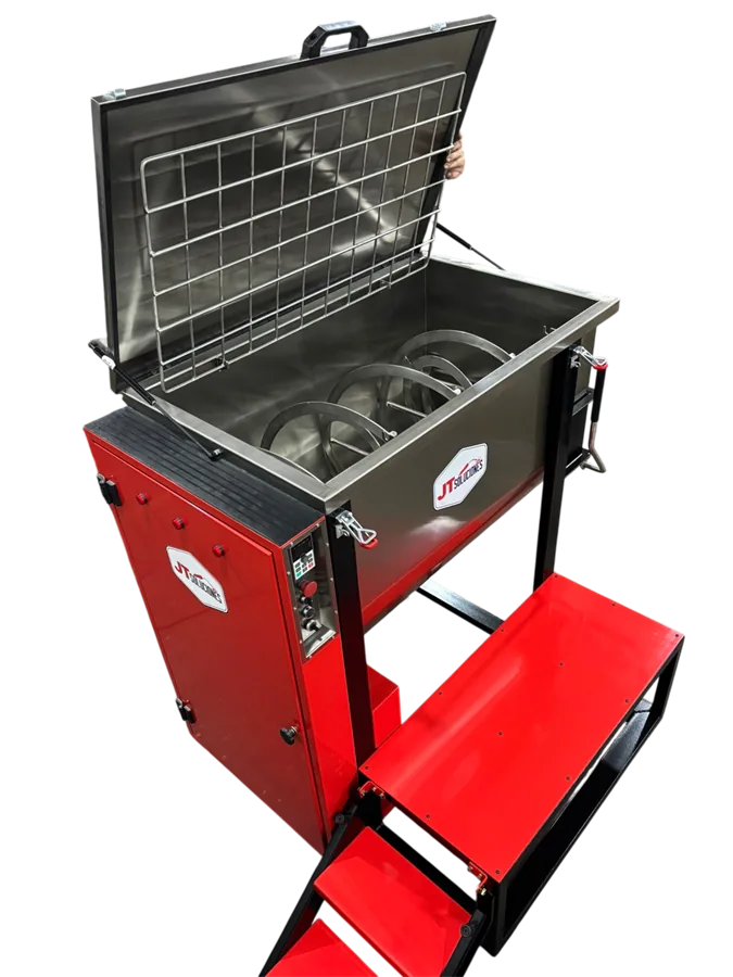 Mezcladora Industrial 400 L – Con reja de seguridad