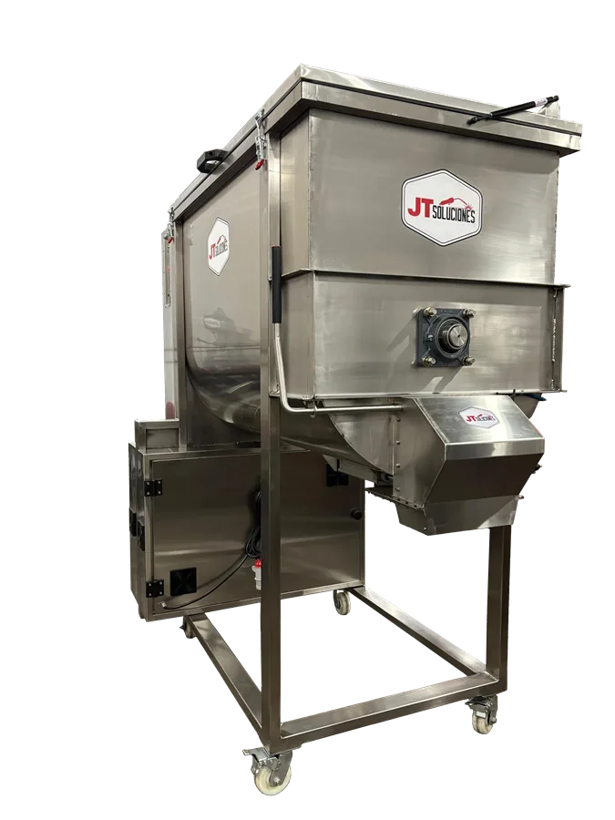 Mezcladora Industrial 1000 L – Versión full inoxidable 304 AISI