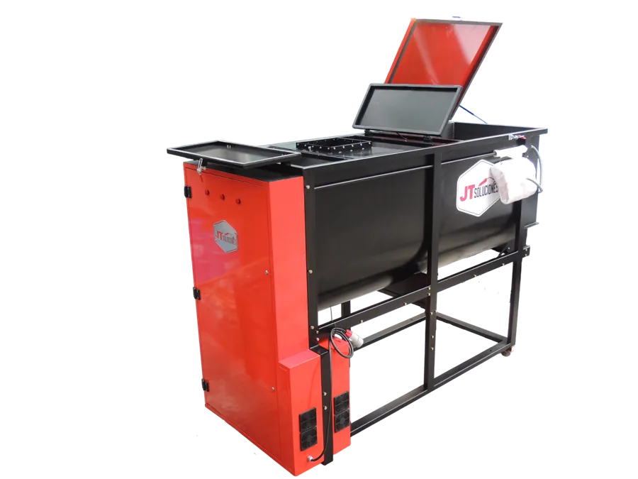 Mezcladora Industrial 2000 L – Versión full Acero al carbono 1010